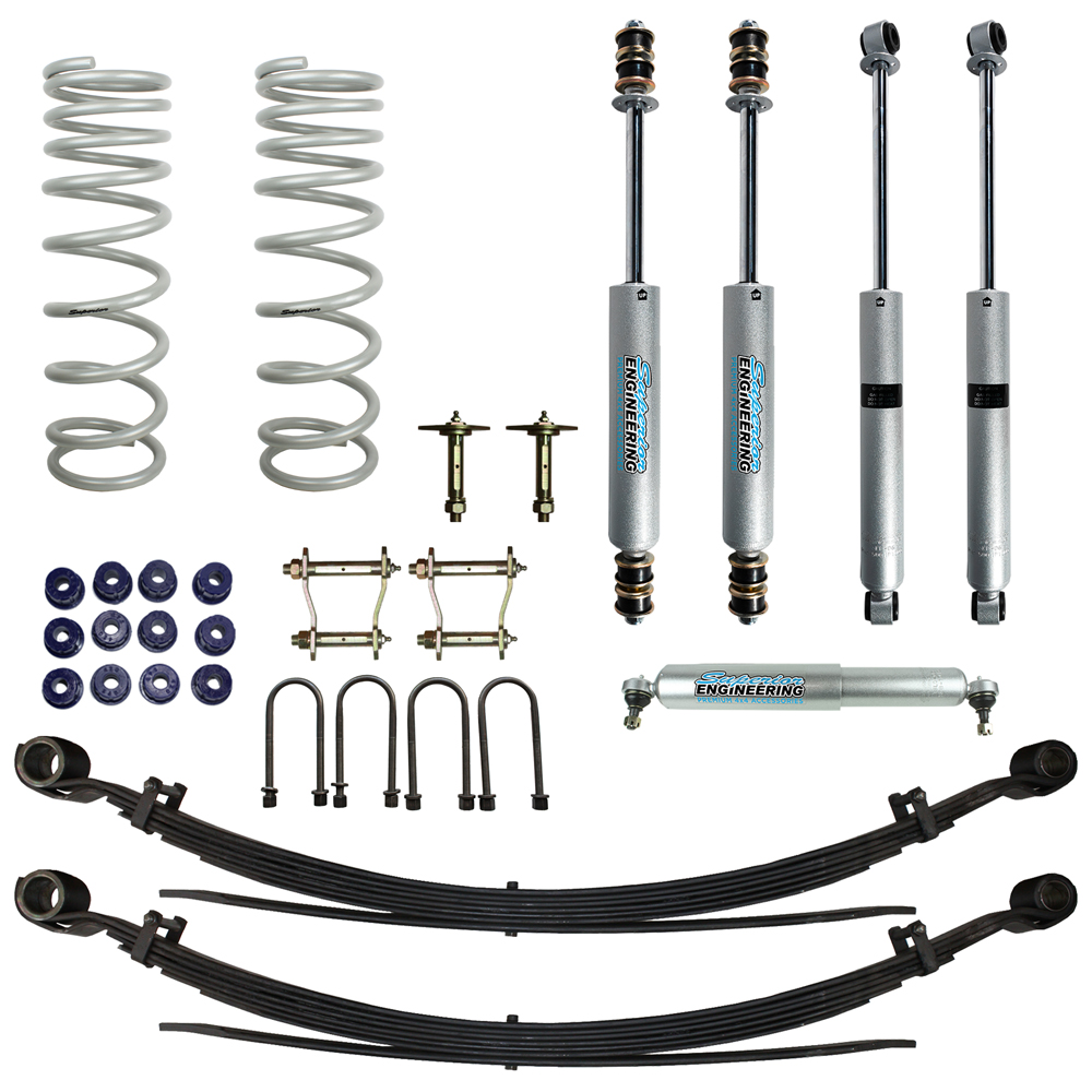 Superior Engineering Build-It-Your-Way Lift Kits Suitable For Toyota LandCruiser 79 Series Single Cab 2023 on 2.8lt 4cyl - SUP-79G3-SC-4-KIT-XXX
